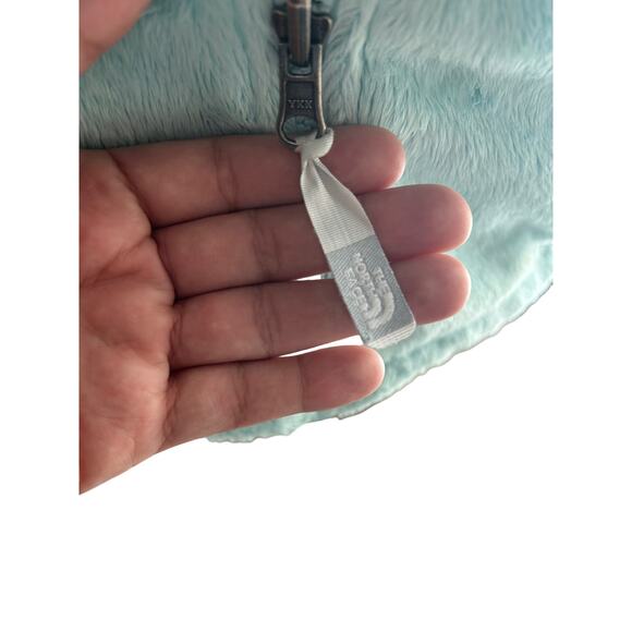 The North Face Women's Osito Fleece Full Zip Jacket Aqua Blue Size Small - Picture 4 of 15